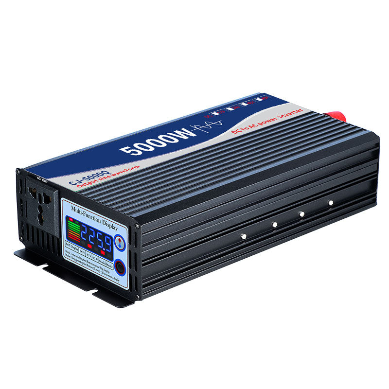 Color screen display high-power on-board inverter 12V 24V 48V 60V To 220V 5000W