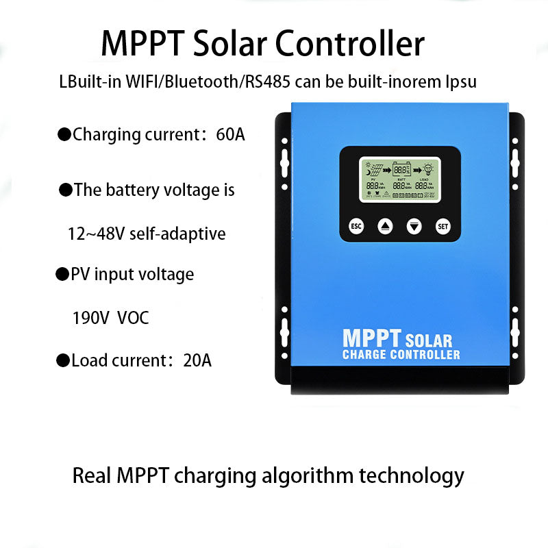 MPPT Solar Charge Controller 12V/24V/48V Auto