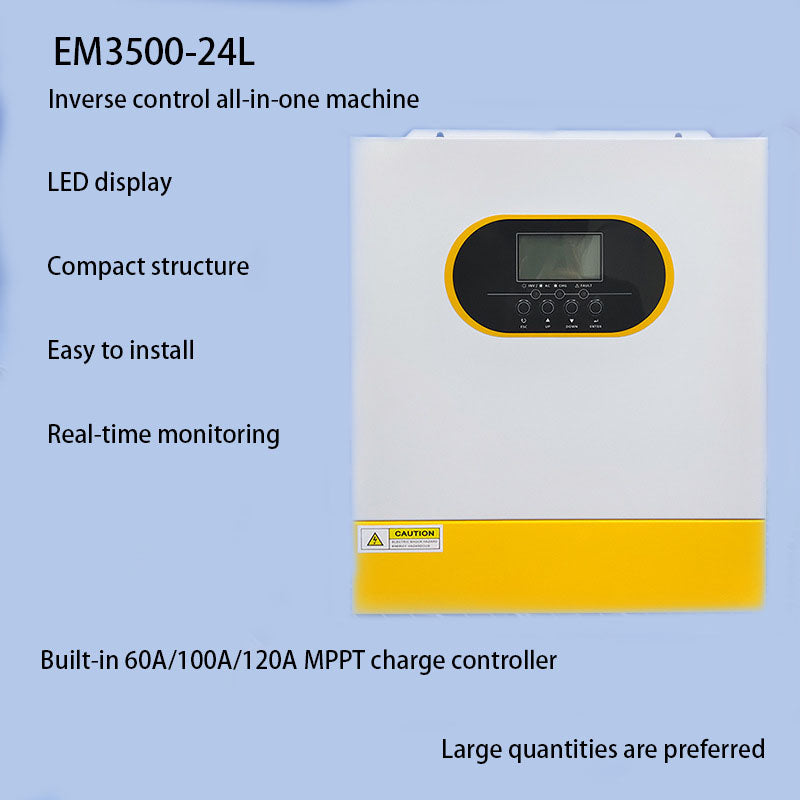 The 5500/6200 single-phase off-grid inverter solar inverter all-in-one machine has a variety of specifications
